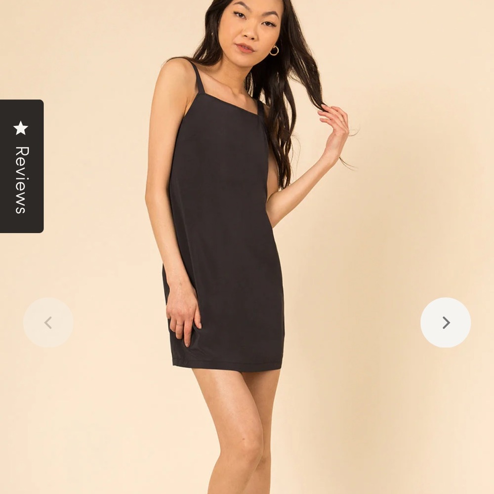 Seville Travel Dress in Used Black Size L